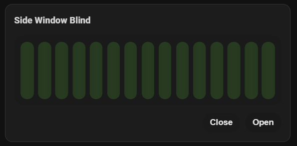 Vertical Slats Card – closed
